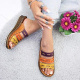 Hamkaw 2019 Nuevas Mujeres Cómodas Plataforma, Sandalia Zapatos Verano Playa, Zapatos de Viaje Moda Cómodas Damas, Sandalias Zapatos Cuña Tacón Sandalias Verano