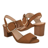 STYLO Sandalias para Mujer Suede ladrillo 9172