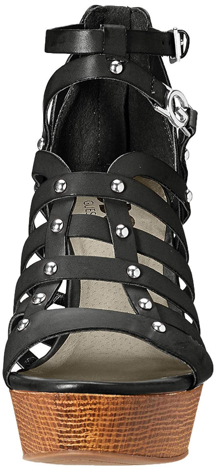 G By Guess GGDEZZIE Black Sandalias con Plataforma para Mujer