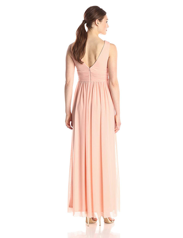 Marina - Vestido Largo con Falda en el Pecho y la Cintura para Mujer
