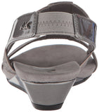 Anne Klein AKIDOLIZE2 Pewter Sandalias con Correa de Tobillo para Mujer