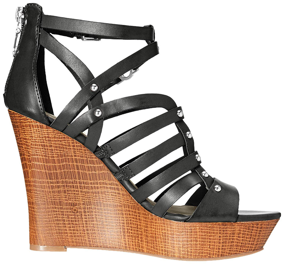 G By Guess GGDEZZIE Black Sandalias con Plataforma para Mujer