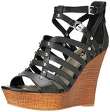 G By Guess GGDEZZIE Black Sandalias con Plataforma para Mujer