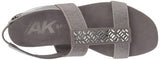 Anne Klein AKIDOLIZE2 Pewter Sandalias con Correa de Tobillo para Mujer